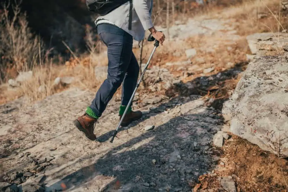 Uncomfortable walking strides due to loose hiking boots