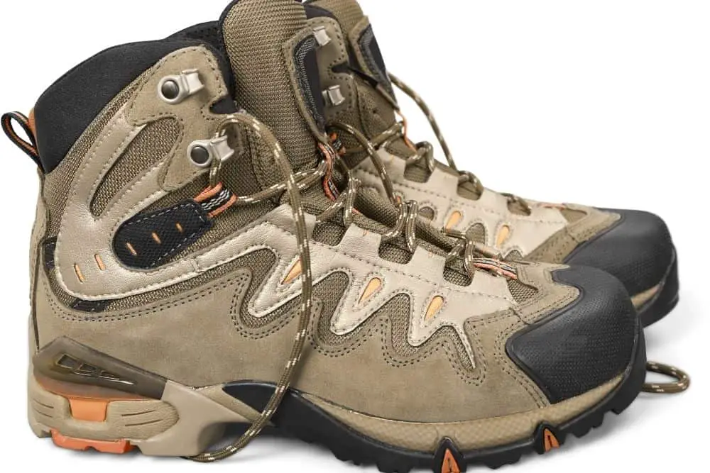 hiking boot upper with lightweight material