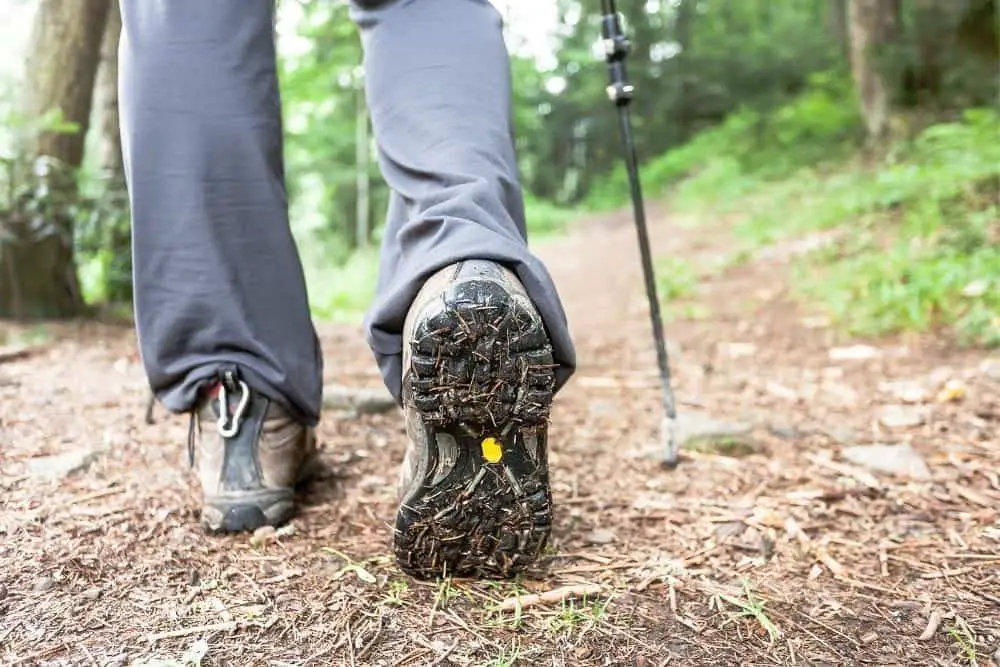 oversized hiking boots