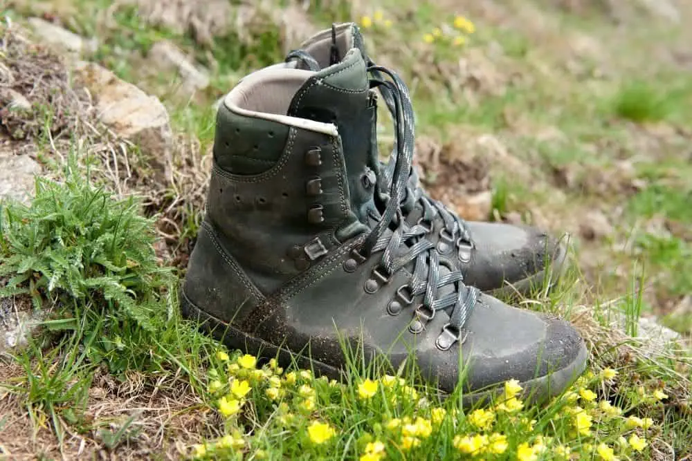 stiff hiking boots