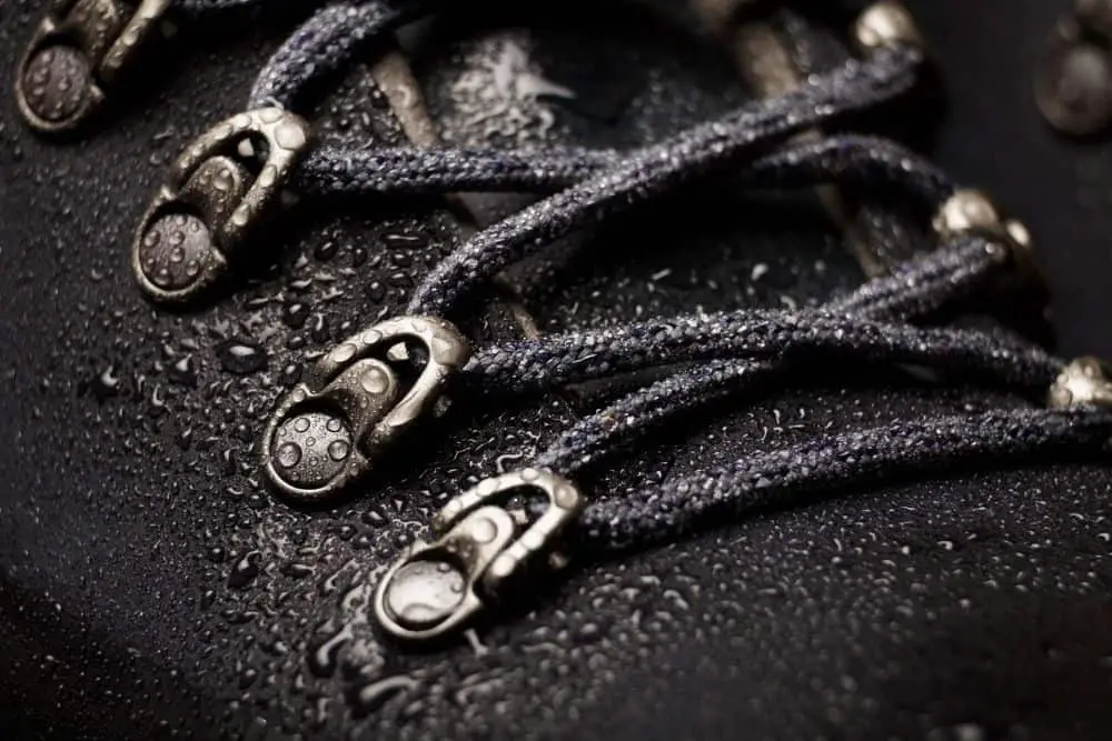 water repellent coating of hiking boots