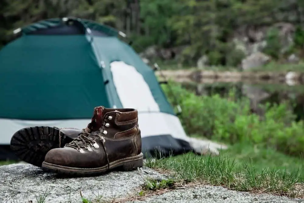 hiking boots for camping
