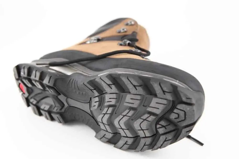 outsole of a hiking boot for ankle support