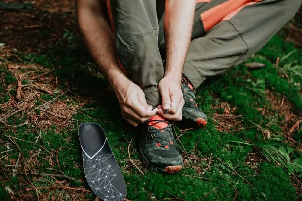 use specialized insoles with hiking boots to prevent rubbing