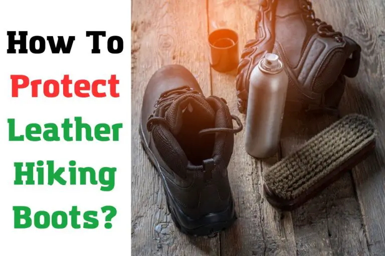 Protect Leather Hiking Boots with brush and waterproof spray