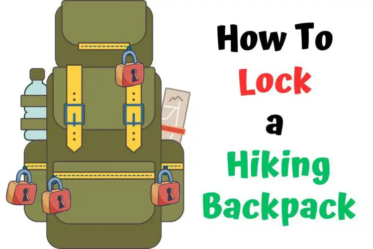 How to lock a hiking backpack