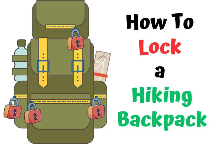 How to lock a hiking backpack