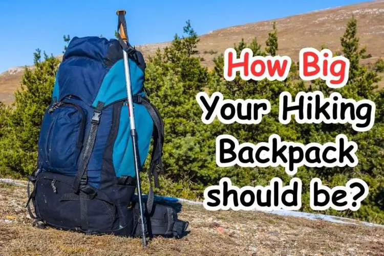 a big hiking backpack on the ground