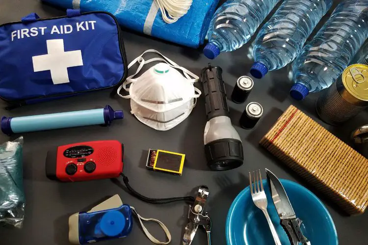 first aid kit and survival kit