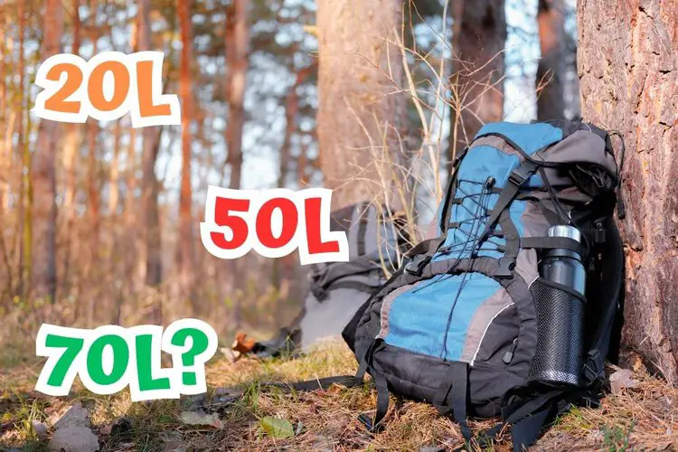 number of hiking backpack capacity