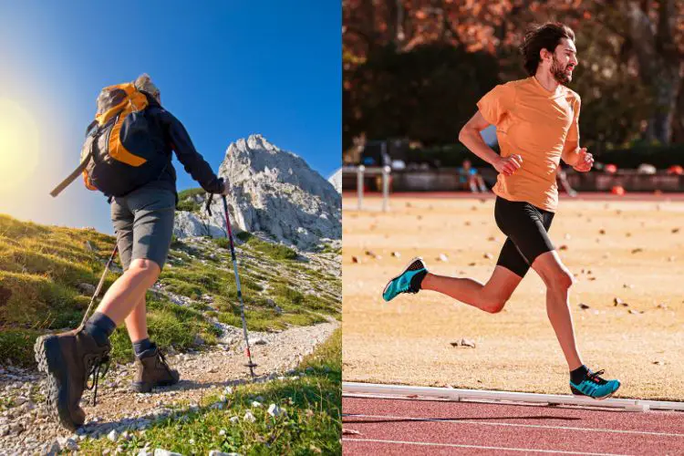 hiking vs running